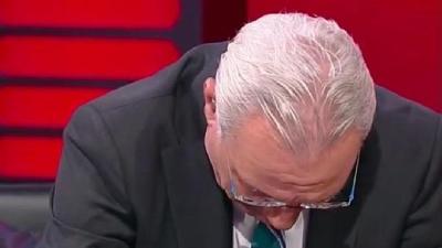 Hristo Stoichkov in lacrime durante la diretta tv