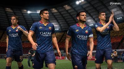 FOTO - Ecco la terza maglia blu della Roma su FIFA 20 FOTO - Ecco la terza maglia blu della Roma su FIFA 20