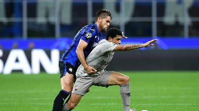 Taison durante la sfida contro l'Atalanta