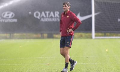 Paulo Fonseca durante l'allenamento