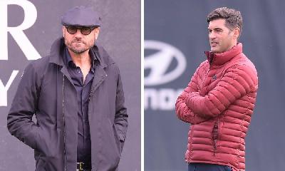 FOTO - La Roma pensa già al Verona sotto lo sguardo di Petrachi e Fonseca FOTO - La Roma pensa già al Verona sotto lo sguardo di Petrachi e Fonseca