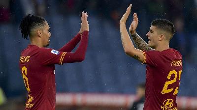 Lukaku e Mancini sfidano la coppia Lukaku-Martinez