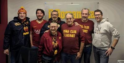 il Roma Club Bergamo nella redazione de “Il Romanista”