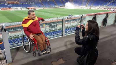 VIDEO - Sul giornale di domani vi raccontiamo la giornata di un tifoso disabile allo Stadio Olimpico