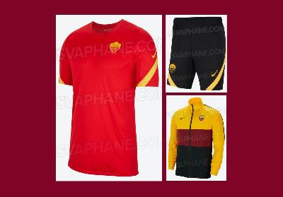 FOTO - Le immagini della divisa d'allenamento della Roma 2020-21 FOTO - Le immagini della divisa d'allenamento della Roma 2020-21