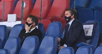 Dan e Ryan Friedkin durante Roma-Juventus