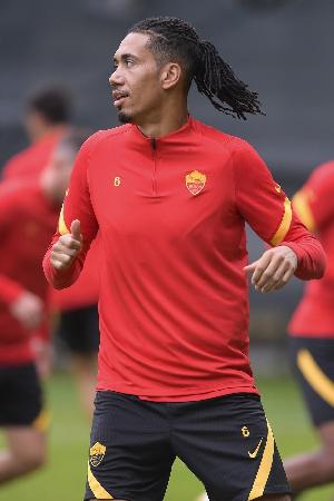 Smalling durante un allenamento