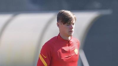 Nicola Zalewski in allenamento