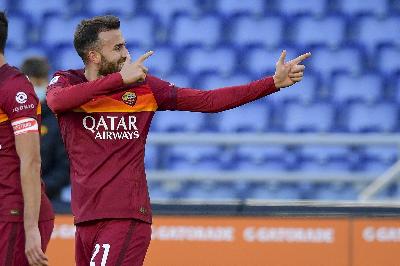 Mayoral dopo il gol contro il Parma