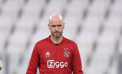 Erik ten Hag, allenatore dell'Ajax dal 2017
