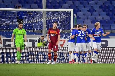 Sampdoria-Roma 2-0: Adrien Silva e Jankto battono i giallorossi