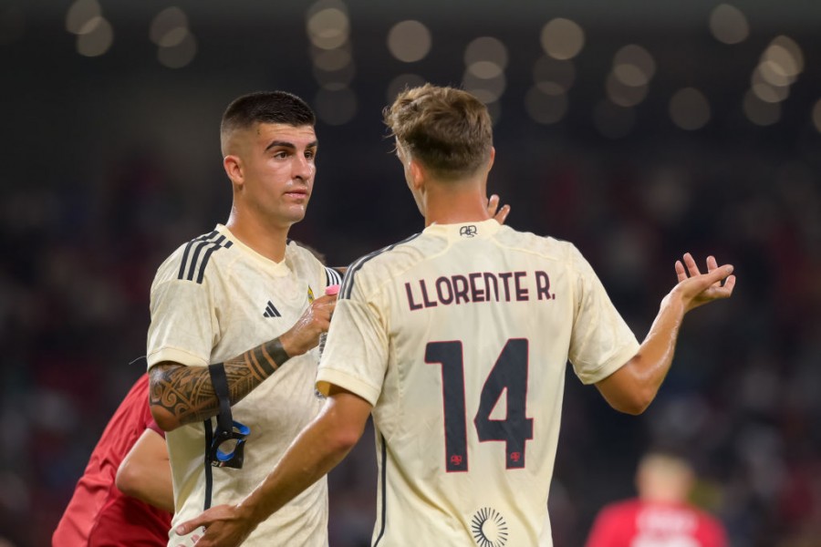 Gianluca Mancini e Diego Llorente in azione