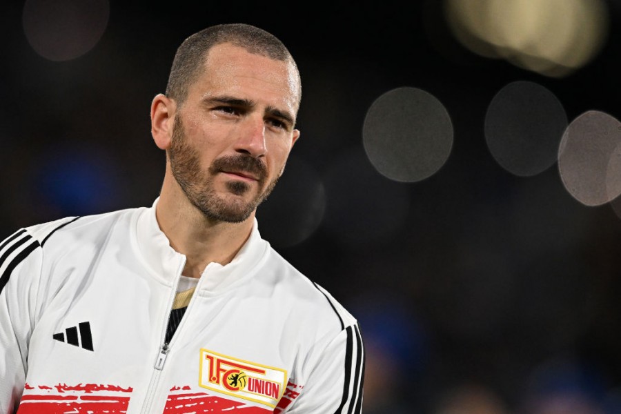 Bonucci prima di una partita dell'Union Berlino