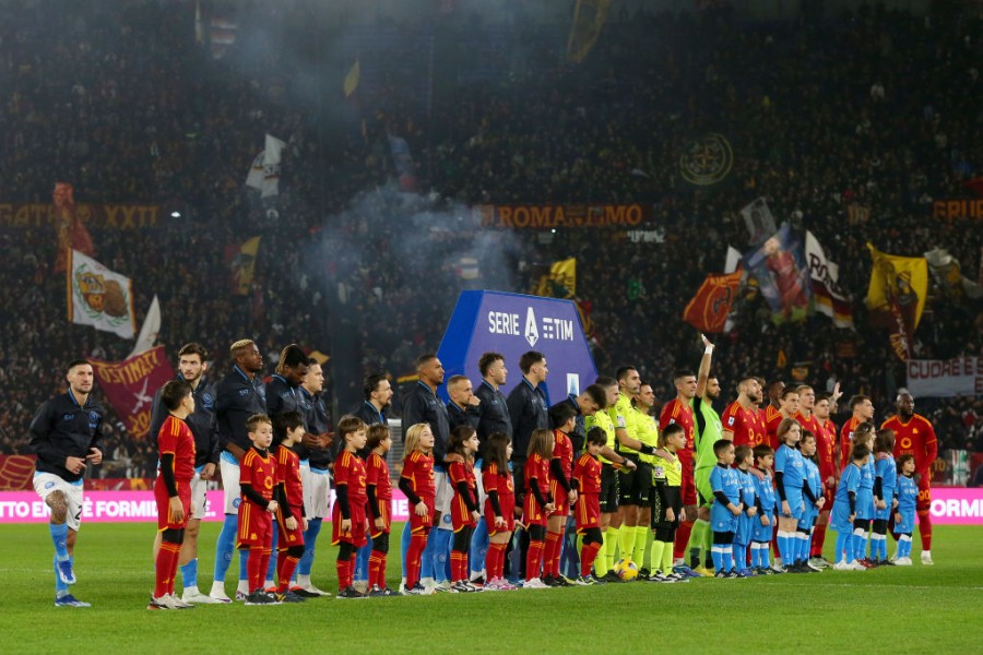 Pre partita Roma-Napoli