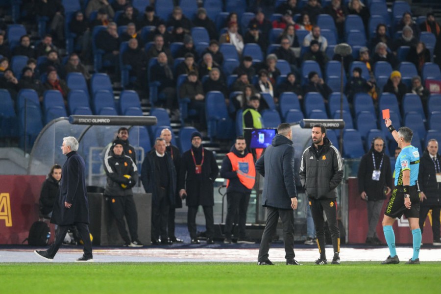 Mourinho viene espulso dall'arbitro Aureliano 