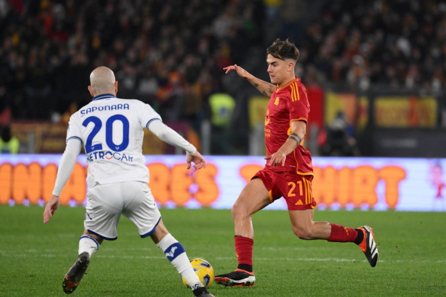 Dybala in campo contro il Verona