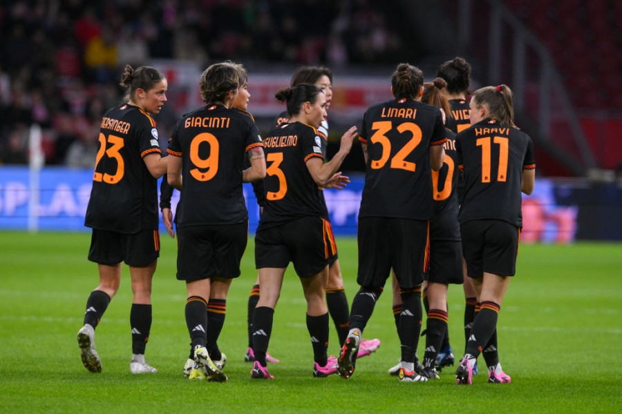 La Roma Femminile in campo