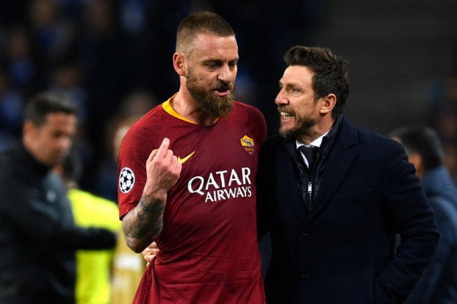 Daniele De Rossi e Eusebio Di Francesco insieme