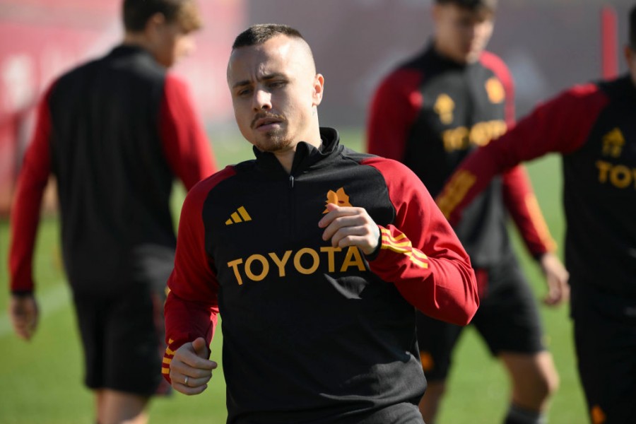 Angeliño in allenamento