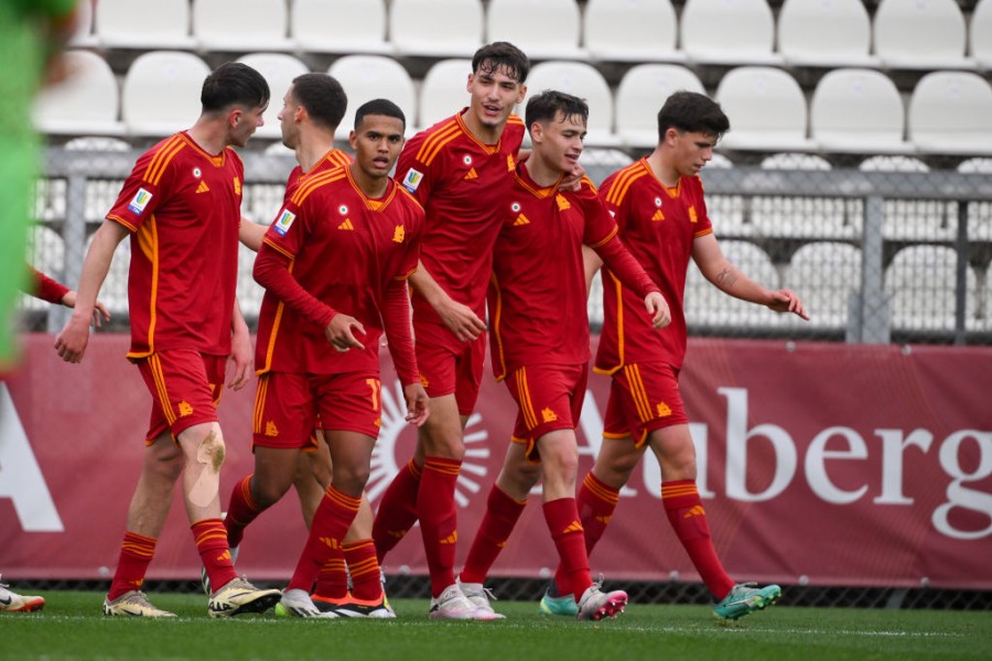 L'esultanza della Roma durante una partita