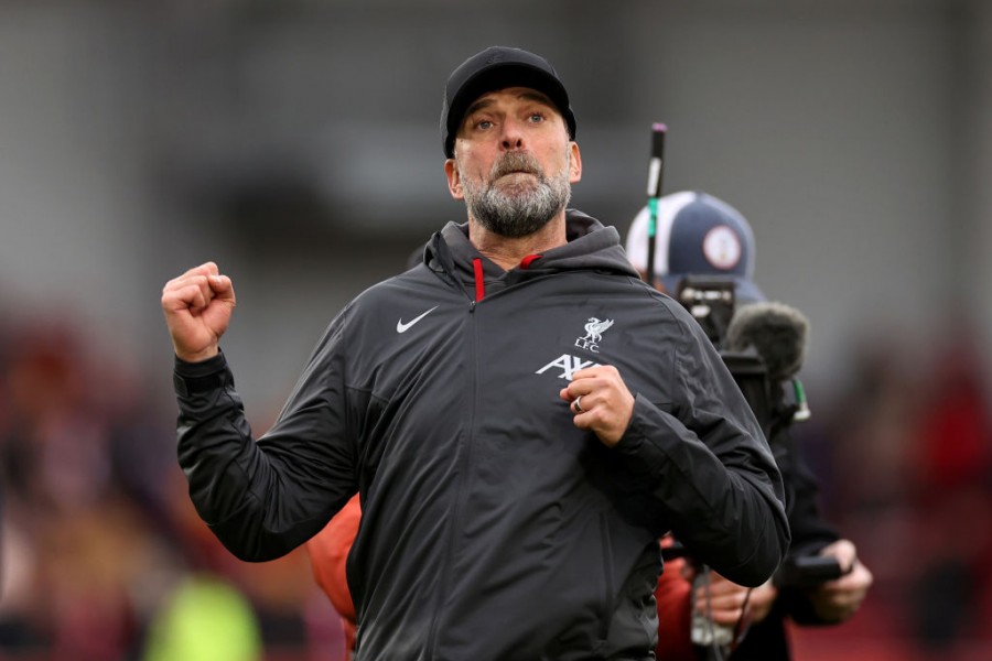 Klopp al termine di una sfida del Liverpool