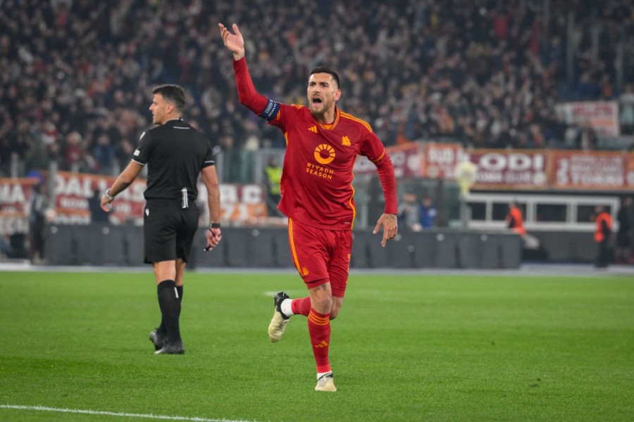 Lorenzo Pellegrini dopo il gol