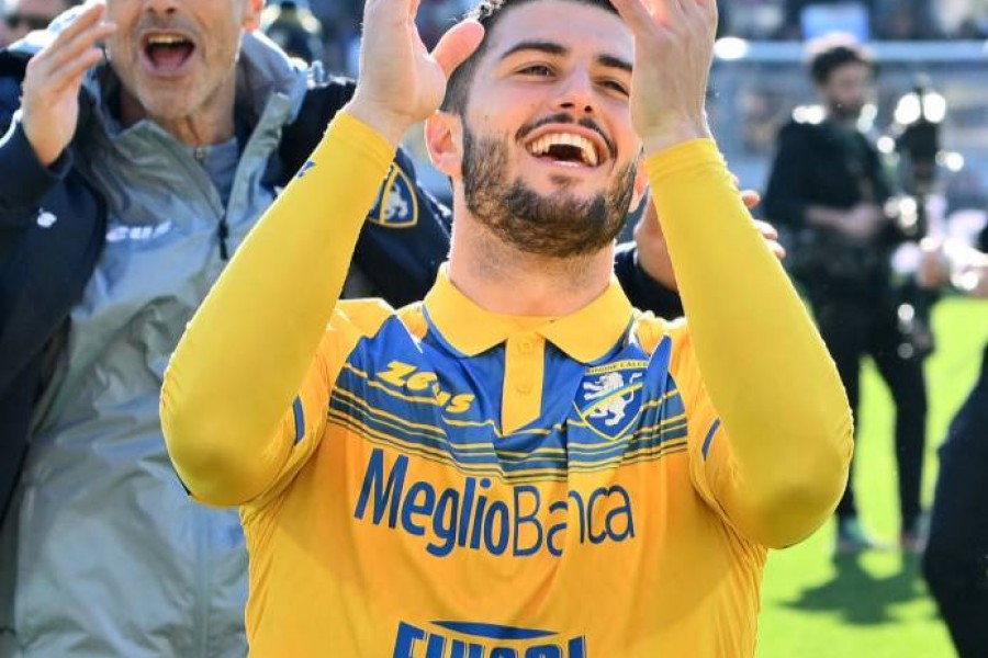 Bonifazi con la maglia del Frosinone