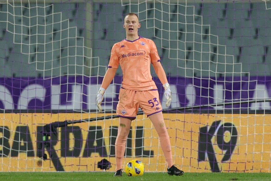 Christensen in campo con la Fiorentina