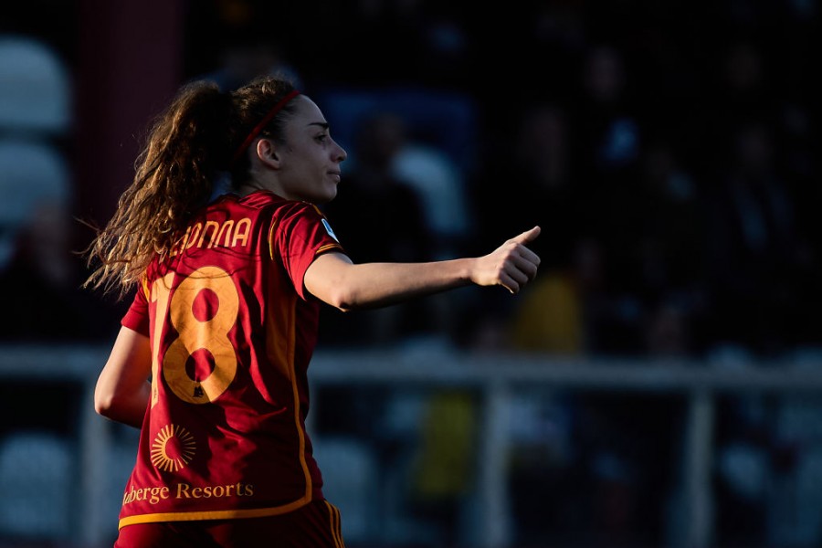 Glionna in campo con la Roma Femminile