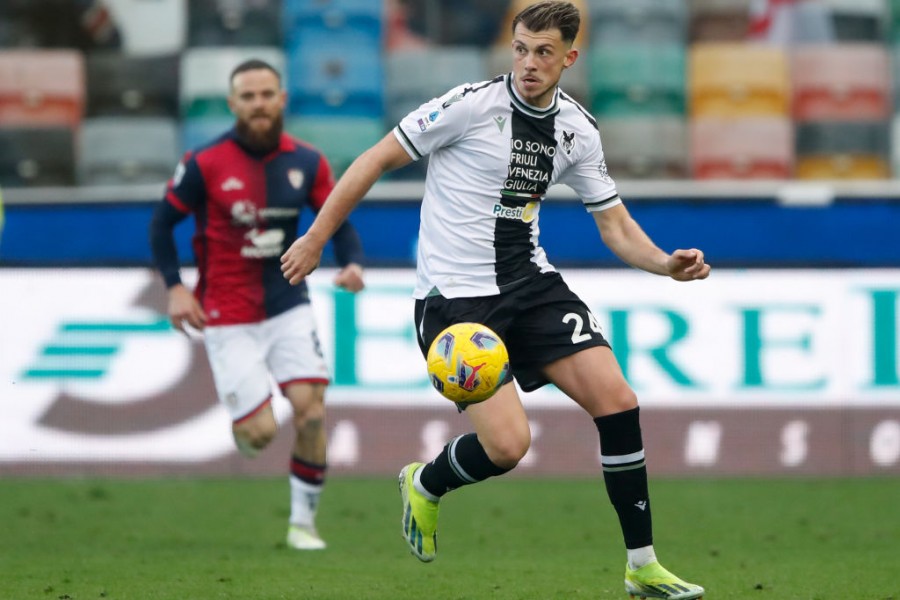 Samardzic in azione con l'Udinese