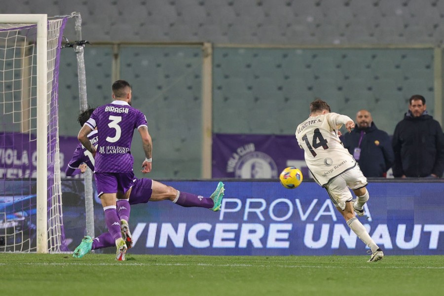 Llorente segna il gol del 2-2 contro la Fiorentina