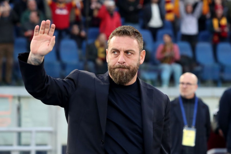 De Rossi durante una partita della Roma