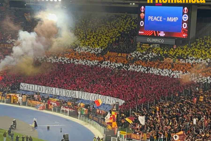 La scenografia della Curva Sud