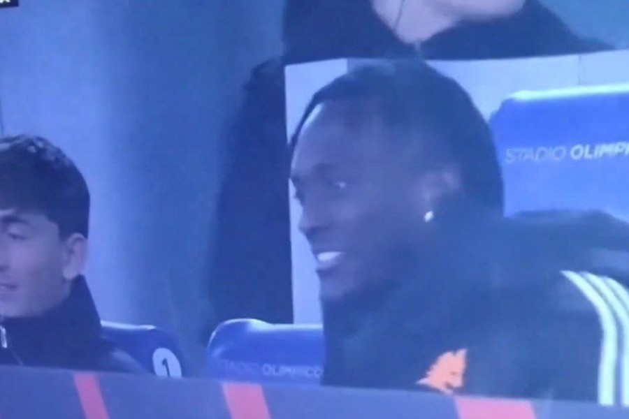 Tammy Abraham esultanza Roma-Brighton