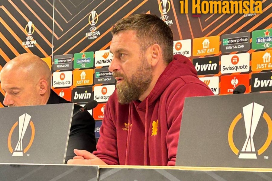 de rossi in conferenza stampa