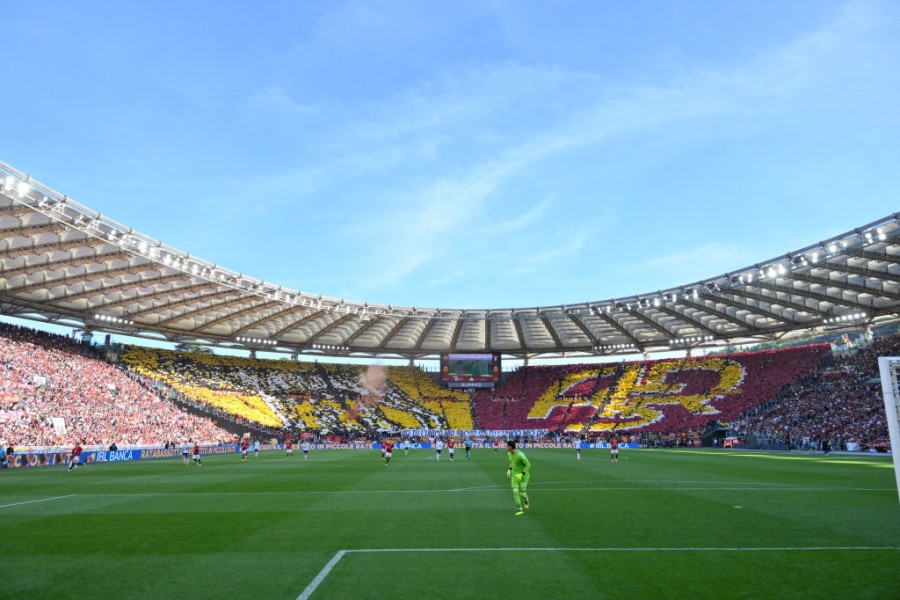 La scenografia della Curva Sud