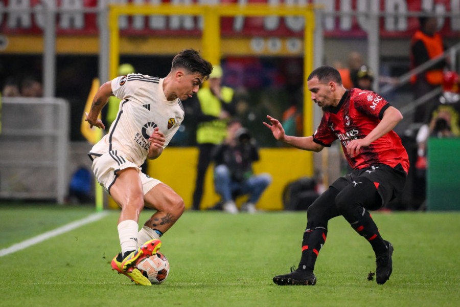 Dybala durante Milan-Roma