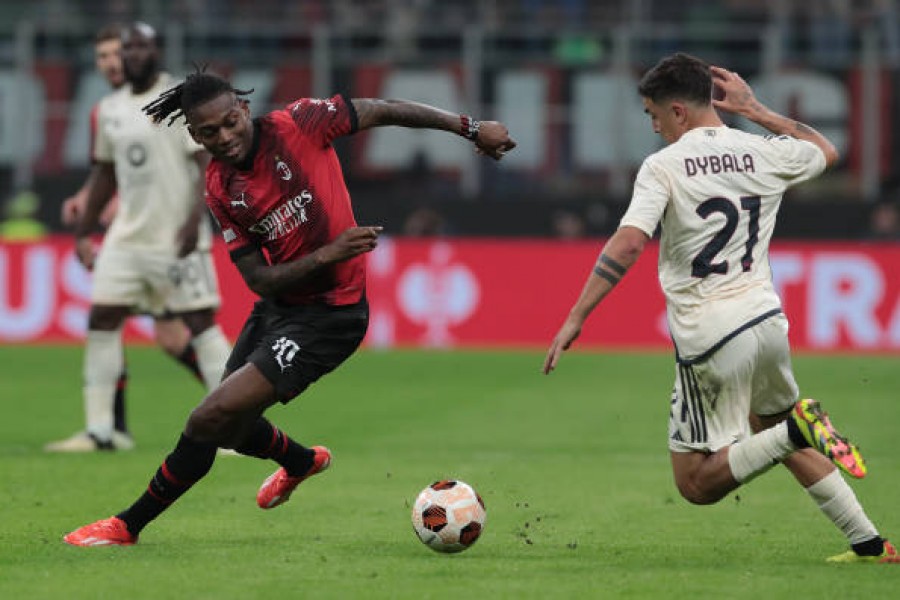 De Rossi durante una partita della Roma