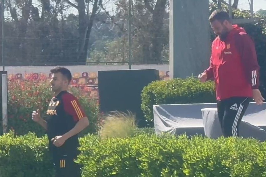 De Rossi ed El Shaarawy a Trigoria