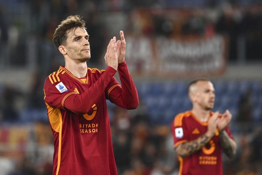 Diego Llorente al termine di Roma-Juve