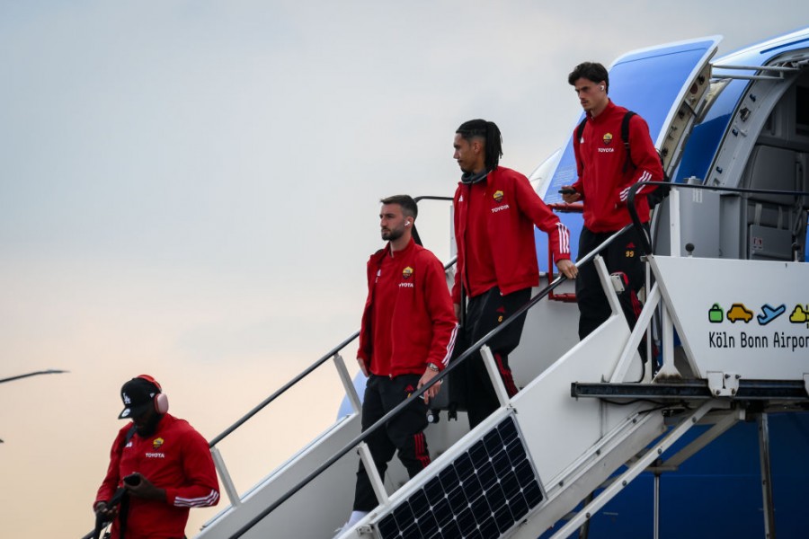 Roma in partenza per Leverkusen