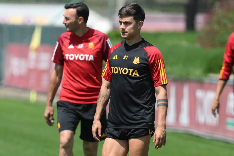 Dybala in allenamento