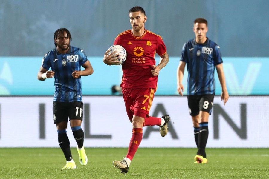 Pellegrini durante Atalanta-Roma