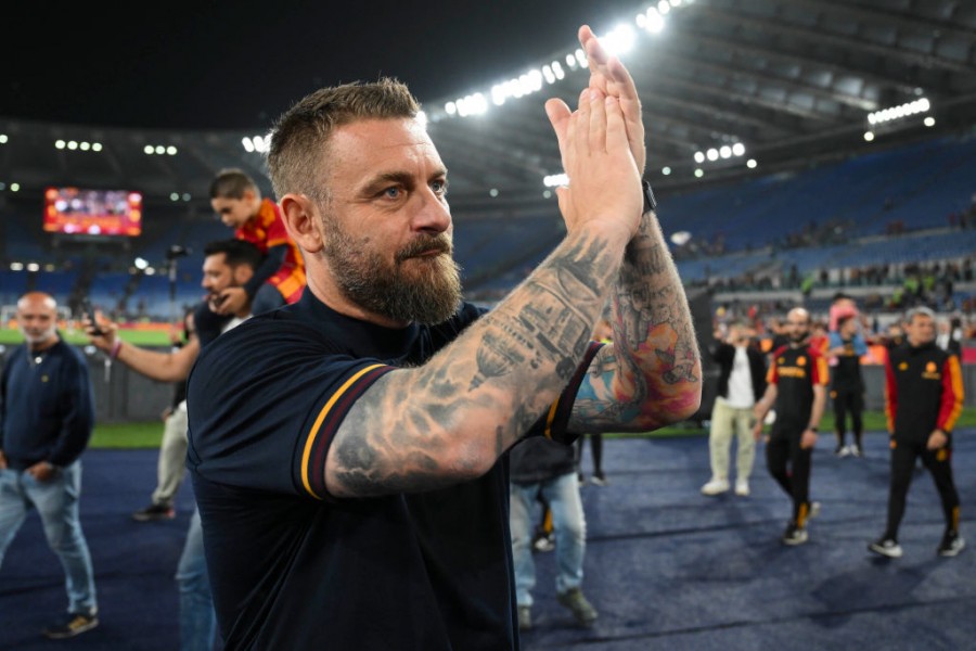 De Rossi al termine di Roma-Genoa
