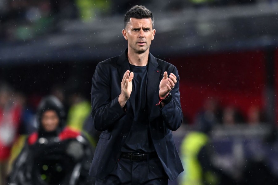 Motta con la divisa d'allenamento della Juve