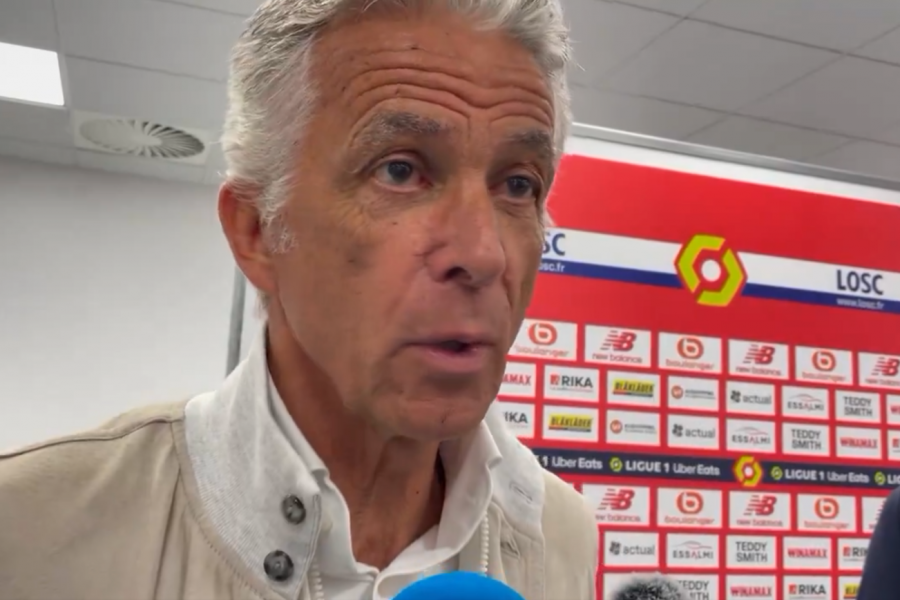 Il presidente del Nizza Rivere al termine di Nizza-Lille