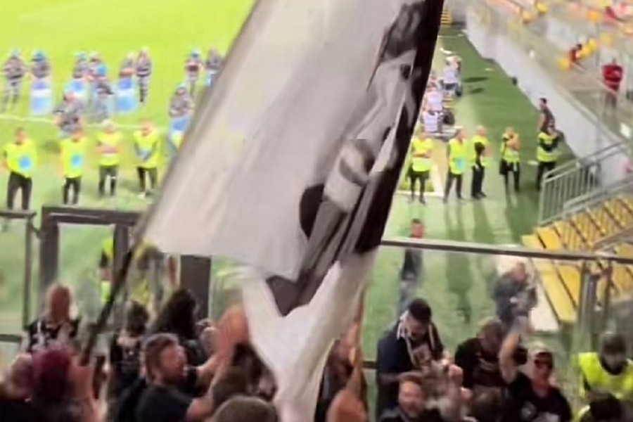 I tifosi dell'Udinese allo Stirpe