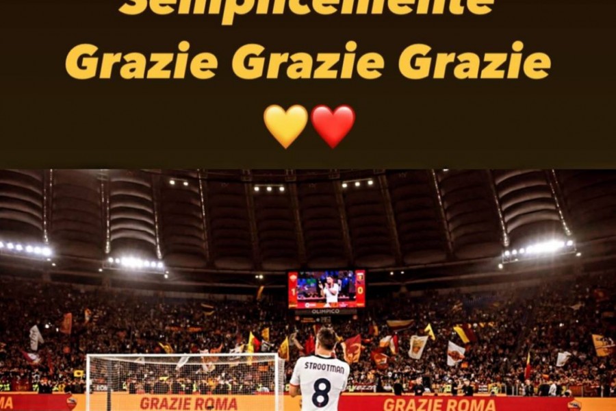 La foto condivisa da Strootman