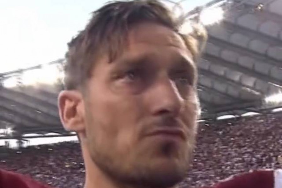 L'addio di Francesco Totti