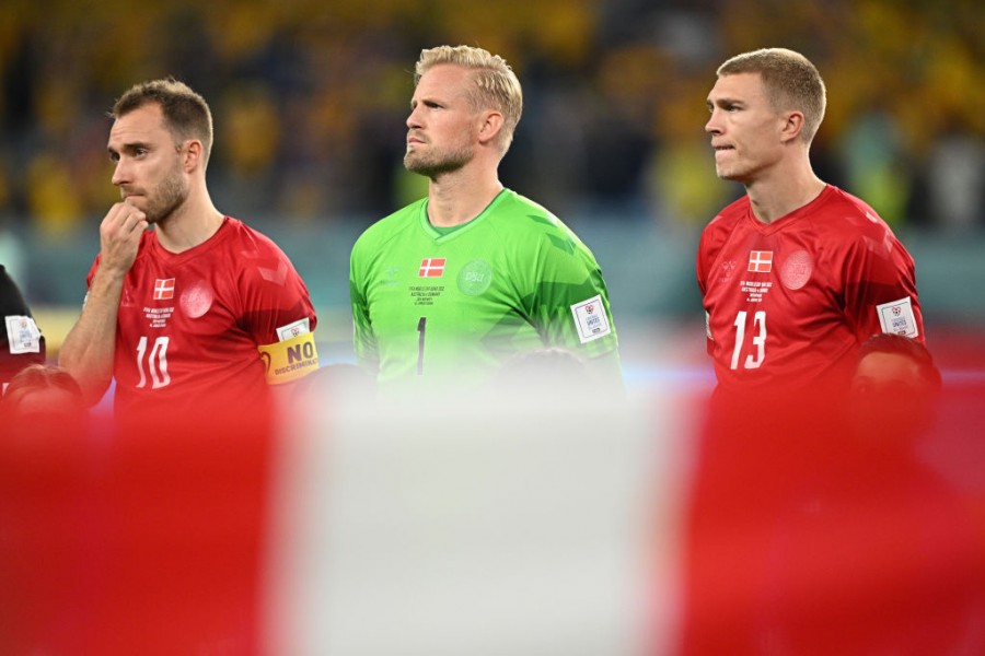 Eriksen, Schmeichel e Kristensen in nazionale